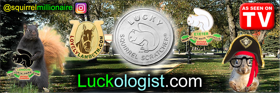Luckologist.com  - The World FAMOUS Lucky Coin® seen on TLC's Lottery Changed My Life - By Squirrel Millionaire Ric Wallace